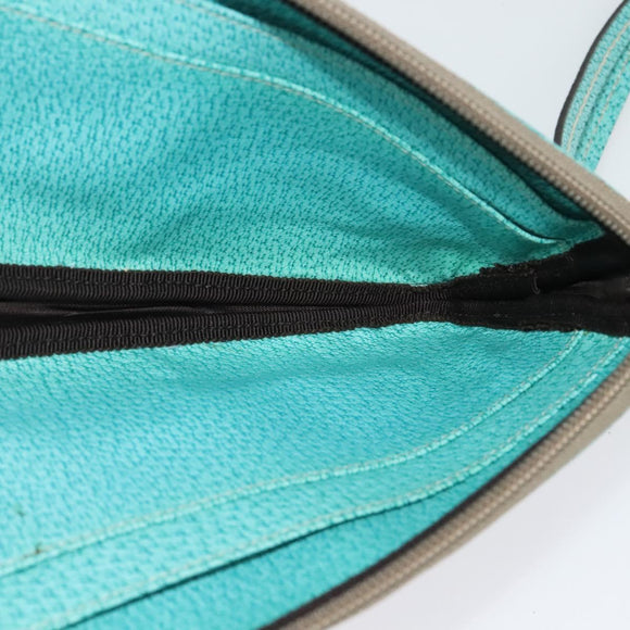 GUCCI GG Canvas Shoulder Bag Beige Silver 124616 Auth 140310