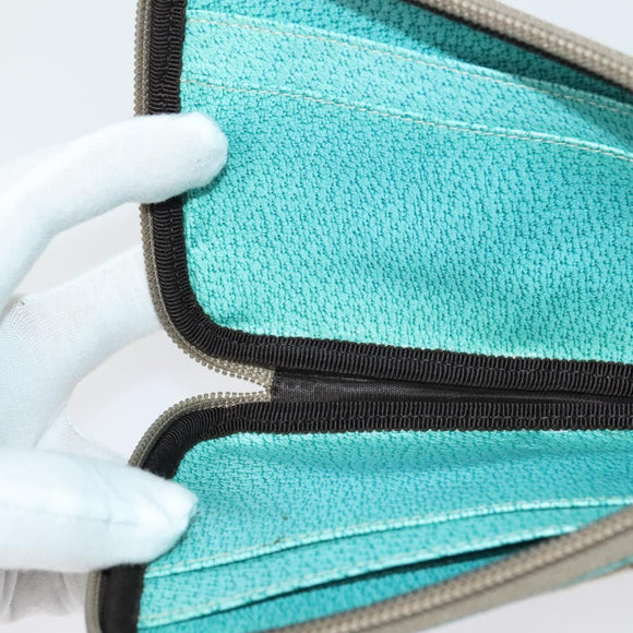 GUCCI GG Canvas Shoulder Bag Beige Silver 124616 Auth 140310