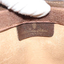 GUCCI GG Supreme Web Sherry Line Clutch Bag PVC Beige 156 01 032 Auth 140311-14