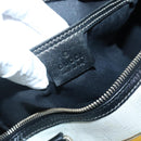 GUCCI GG Supreme Boston Bag PVC White Gold 193603 Auth 140312-22