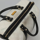 GUCCI GG Supreme Boston Bag PVC White Gold 193603 Auth 140312-6