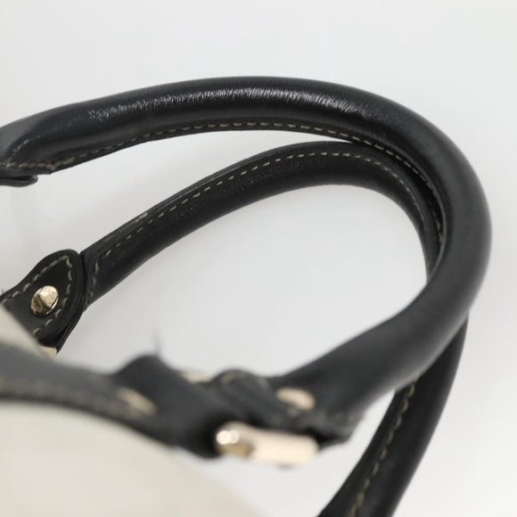 GUCCI GG Supreme Boston Bag PVC White Gold 193603 Auth 140312