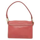 Miu Miu Shoulder Bag Leather Pink Gold Auth 140313-2
