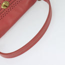 Miu Miu Shoulder Bag Leather Pink Gold Auth 140313-7
