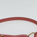 Miu Miu Shoulder Bag Leather Pink Gold Auth 140313-8