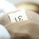 PRADA Tote Bag Nylon Beige Silver Auth 140315-21