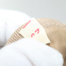 PRADA Tote Bag Nylon Beige Silver Auth 140315-22