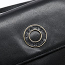 CELINE Shoulder Bag Leather Black Gold Auth 140316-14