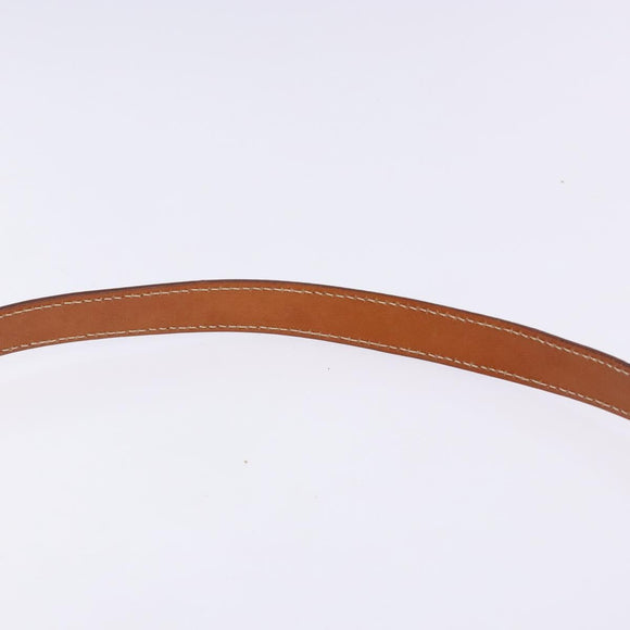 CELINE Macadam Canvas Hand Bag PVC 2way Beige Gold Auth 140317