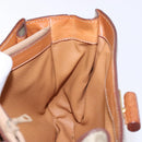 CELINE Macadam Canvas Hand Bag PVC 2way Beige Gold Auth 140317-21