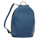 LOUIS VUITTON Epi Mabillon Backpack Blue M52235 LV Auth 140323-1