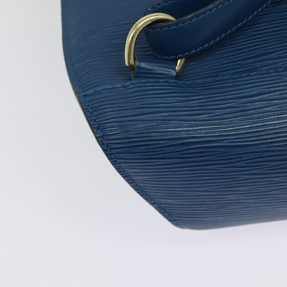 LOUIS VUITTON Epi Mabillon Backpack Blue M52235 LV Auth 140323