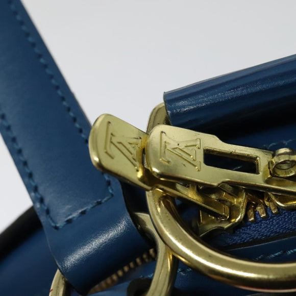 LOUIS VUITTON Epi Mabillon Backpack Blue M52235 LV Auth 140323