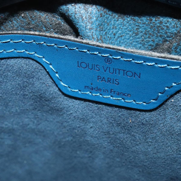 LOUIS VUITTON Epi Mabillon Backpack Blue M52235 LV Auth 140323A