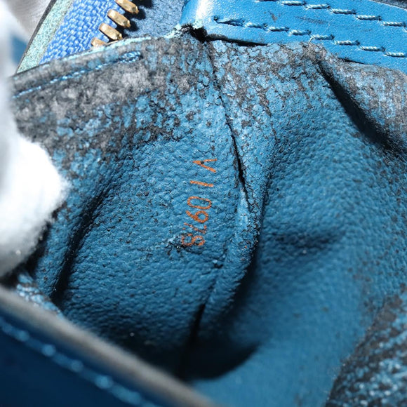 LOUIS VUITTON Epi Mabillon Backpack Blue M52235 LV Auth 140323