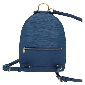 LOUIS VUITTON Epi Mabillon Backpack Blue M52235 LV Auth 140323 - 0