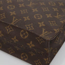 LOUIS VUITTON Monogram Sac Plat Hand Bag M51140 LV Auth 140331-10