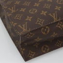 LOUIS VUITTON Monogram Sac Plat Hand Bag M51140 LV Auth 140331-11