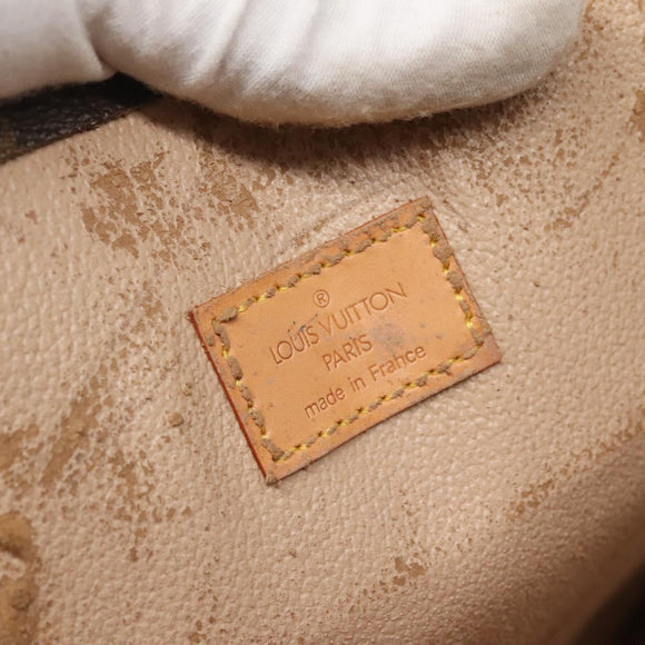 LOUIS VUITTON Monogram Sac Plat Hand Bag M51140 LV Auth 140331