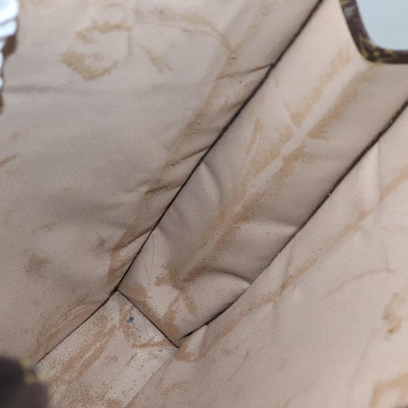 LOUIS VUITTON Monogram Sac Plat Hand Bag M51140 LV Auth 140331