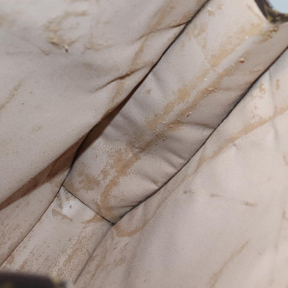 LOUIS VUITTON Monogram Sac Plat Hand Bag M51140 LV Auth 140331