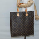 LOUIS VUITTON Monogram Sac Plat Hand Bag M51140 LV Auth 140331-19