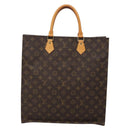 LOUIS VUITTON Monogram Sac Plat Hand Bag M51140 LV Auth 140331-2