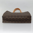 LOUIS VUITTON Monogram Sac Plat Hand Bag M51140 LV Auth 140331-9