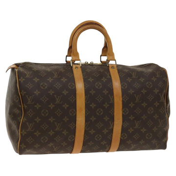 LOUIS VUITTON Monogram Keepall 45 Boston Bag M41428 LV Auth 140333