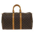LOUIS VUITTON Monogram Keepall 45 Boston Bag M41428 LV Auth 140333-2