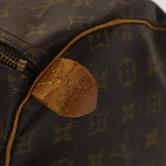 LOUIS VUITTON Monogram Keepall 55 Boston Bag M41424 LV Auth 140335