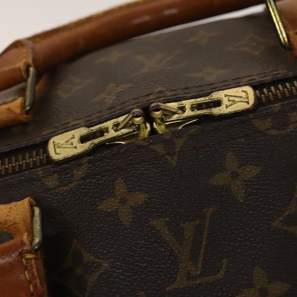 LOUIS VUITTON Monogram Keepall 55 Boston Bag M41424 LV Auth 140335