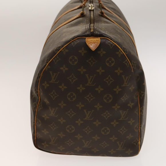 LOUIS VUITTON Monogram Keepall 55 Boston Bag M41424 LV Auth 140335