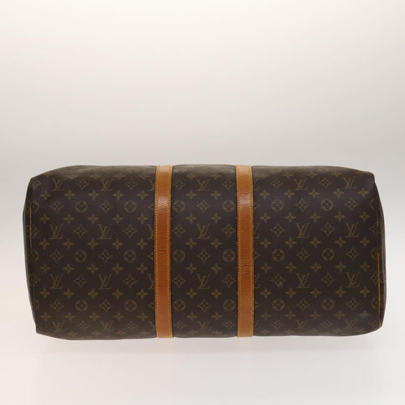 LOUIS VUITTON Monogram Keepall 55 Boston Bag M41424 LV Auth 140335