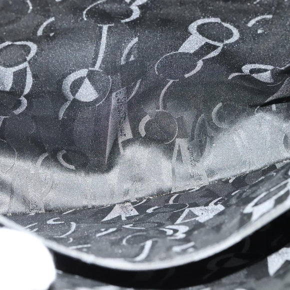 Salvatore Ferragamo Gancini Hand Bag Leather 2way Brown Gold Auth 140342