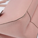 Salvatore Ferragamo Gancini Hand Bag Leather Pink Silver Auth 140343-17