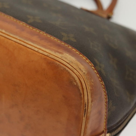 LOUIS VUITTON Monogram Alma Hand Bag M51130 LV Auth 140347