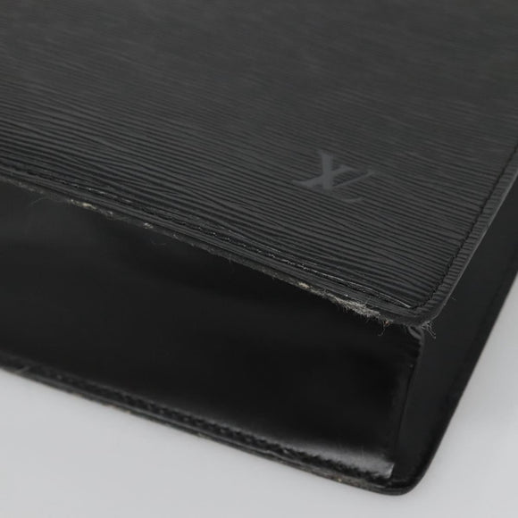 LOUIS VUITTON Epi Sac Plat Hand Bag Black M59082 LV Auth 140352