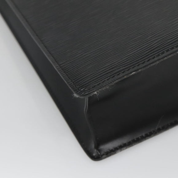 LOUIS VUITTON Epi Sac Plat Hand Bag Black M59082 LV Auth 140352