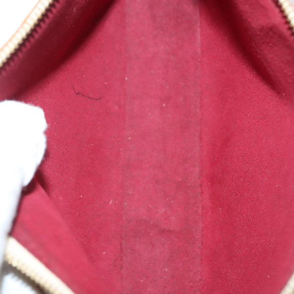 LOUIS VUITTON Monogram Multicolor Pochette Pouch White M92649 LV Auth 140354