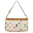 LOUIS VUITTON Monogram Multicolor Pochette Pouch White M92649 LV Auth 140354-2