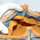 LOUIS VUITTON Monogram denim Preity Hand Bag Blue M95020 LV Auth 140355V-21