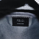 FENDI Zucca Canvas Pouch White Silver Auth 140366M-18