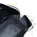 FENDI Zucca Canvas Pouch White Silver Auth 140366M-19