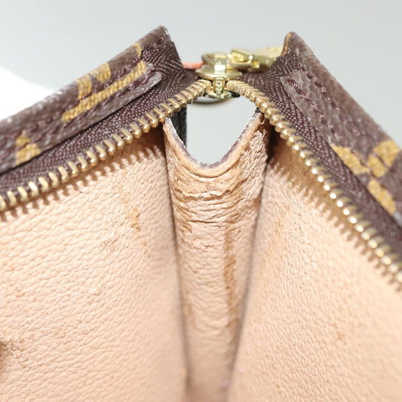 LOUIS VUITTON Monogram Bucket GM Accessory Pouch LV Auth 140368