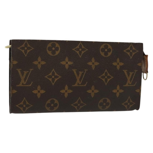 LOUIS VUITTON Monogram Bucket GM Accessory Pouch LV Auth 140369