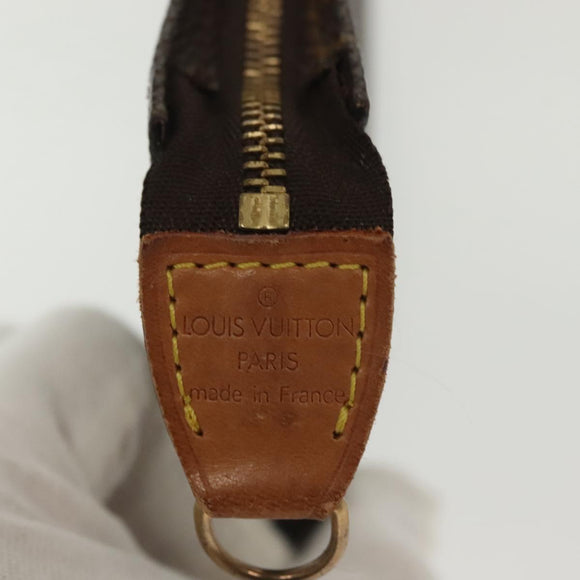 LOUIS VUITTON Monogram Bucket GM Accessory Pouch LV Auth 140369