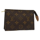 LOUIS VUITTON Monogram Poche Toilette 15 Pouch M47546 LV Auth 140371-1