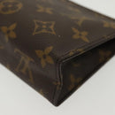 LOUIS VUITTON Monogram Poche Toilette 15 Pouch M47546 LV Auth 140371-16
