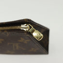 LOUIS VUITTON Monogram Poche Toilette 15 Pouch M47546 LV Auth 140371-9
